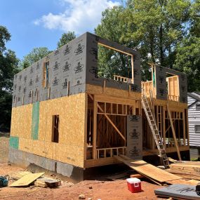 Quality framing on new builds is essential. We forge forward with level two of this single family home in Fulton County