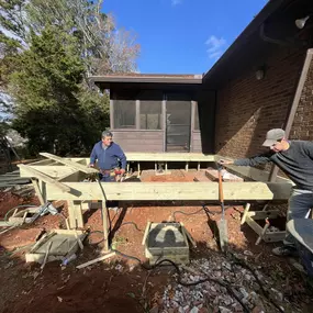 Hi-Hope Centers are non-profit houses for adults with physical and mental disability. We are renovating the Lilburn, Georgia house with a new deck. Residential services offer a range of assisted living daily support.