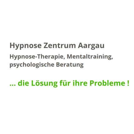 Logotyp från Hypnose Zentrum Aargau