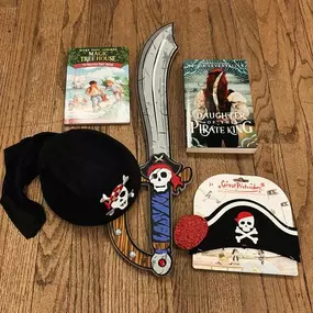 Ahoy there, landlubbers and sea-faring adventurers! Today is Talk Like a Pirate Day ????‍☠️????  Come into Clothes Pony & Dandlion Toys to scour our treasure trove for some loot and share your best pirate-isms with us! We’ll give your pirate an eye patch if they come and Talk Like A Pirate to us!!