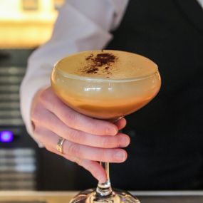 ESPRESSO MARTINI vodka, averna, demerara gum syrup, espresso