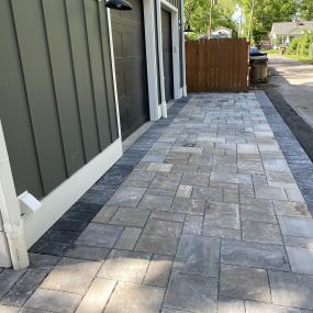 Concrete Paver Patio & Walkway