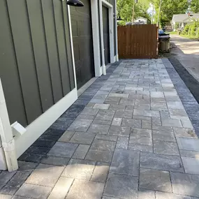 Concrete Paver Patio & Walkway