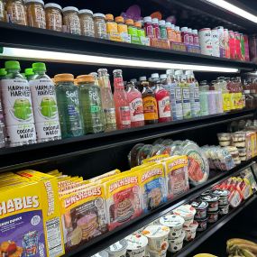 Snacks and drinks at Oakland grab and go market