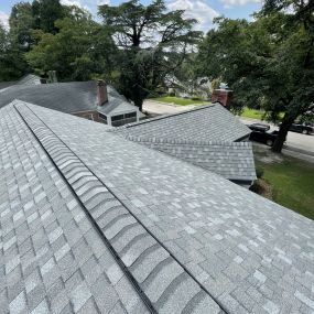 Complete re-roof project utilizing Certainteed Landmark shingles.