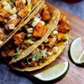 Our famous Baja Chicken Tacos!