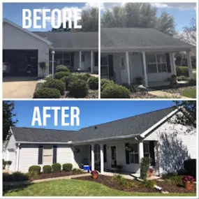 home and roof renovations before and after
