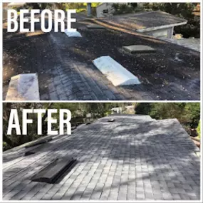 home and roof renovations before and after