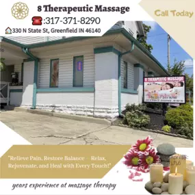 As Licensed massage professionals, my intention is to provide quality care, 
inspire others toward better health, and utilize my training and experience 
in therapeutic bodywork to put your mind and body at ease.