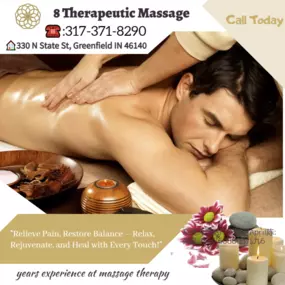 The full body massage targets all the major areas of the body that are most subject to strain and
discomfort including the neck, back, arms, legs, and feet. 
If you need an area of the body that you feel needs extra consideration, 
such as an extra sore neck or back, feel free to make your massage therapist aware and
they will be more than willing to accommodate you.