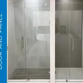 Door and panel shower doors in Houston