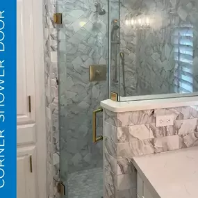 Corner Shower Doors in Houston