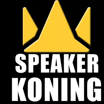 Logo od Speakerkoning verkoop van professionele geluidsapparatuur