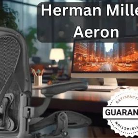 HERMAN MILLER CLASSIC AERON CHAIR - FULLY ADJUSTABLE (RENEWED)