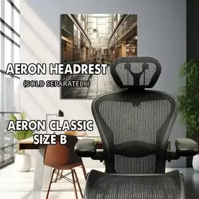 HERMAN MILLER CLASSIC AERON CHAIR - FULLY ADJUSTABLE (RENEWED)