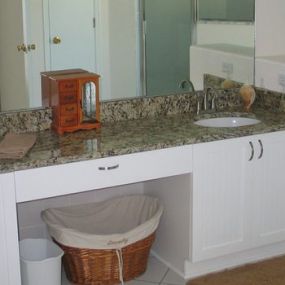 Let us help you bring your remodeling project together by installing a bathroom backsplash you love.