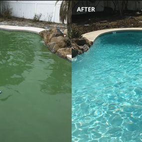 Before and After Using Pool Ionizer