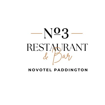 Logo fra No.3 Restaurant