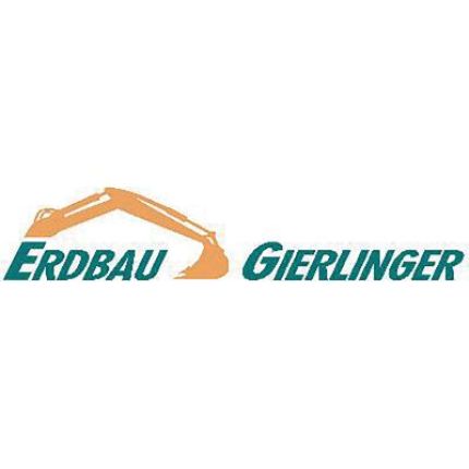 Logotyp från Erdbau Gierlinger Fuhrunternehmen. Bagger. Erdarbeiten. Kieslieferungen