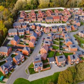 Crest Nicholson Drone Shot at Ackender Hill