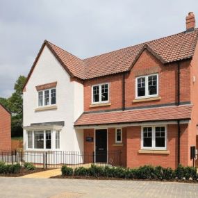 The Salcombe show home exterior at Ludlow Green