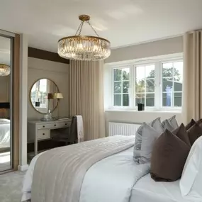 The Stratford Show Home Interior of Main Bedroom at Cygnet View