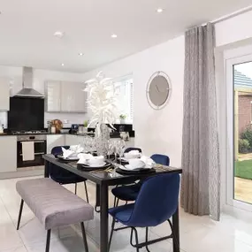 The Marlborough show home kitchen interior at Montague Point