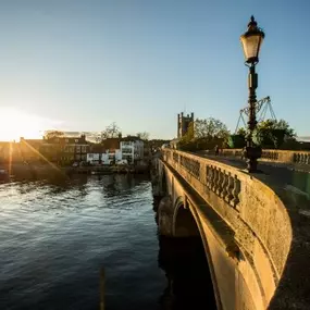 Nearby view across River Thames in Henley-on-Thames