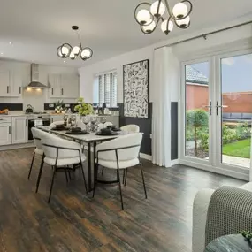 Typical kitchen interior of the Marlborough at another Crest development