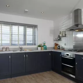 The Cranleigh show home kitchen interior at Potter's Grange