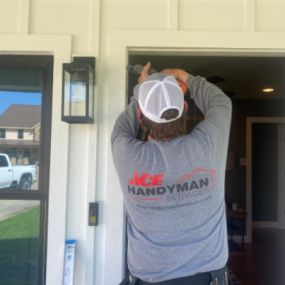 Ace Handyman Services Bryan College Station Door Install