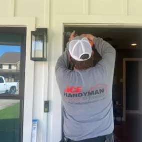 Ace Handyman Services Bryan College Station Door Install