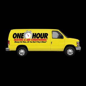 One Hour Heating & Air Conditioning Brand Van | Proudly serving Lancaster, York, & Harrisburg, PA and the surrounding areas