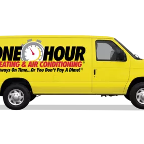One Hour Heating & Air Conditioning Brand Van | Proudly serving Lancaster, York, & Harrisburg, PA and the surrounding areas