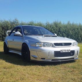 Modified classic Subaru Impreza STi