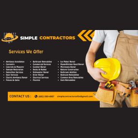 Looking for a reliable handyman near you? Simple Contractors is your go-to solution for all home repair and maintenance tasks in your area. Our local team is ready to assist with a wide range of services, providing prompt and efficient solutions to keep your home in top shape. Count on us for convenient and trustworthy handyman services right in your neighborhood.