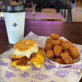 Did you know we offer breakfast too at Cozy Coop in Roswell, GA? That's right, whether you're looking to pick up a quick bite to eat on your way to work during the week, or a quick brunch on the weekends before you go onto your next adventure, stop by and visit us.