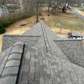 Green Valley Roofing & Construction finished roof close up