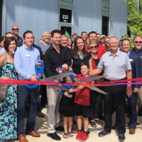 ribbon cutting at The Payroll Company