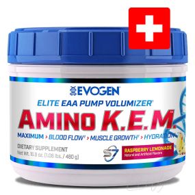 Evogen Amino K.E.M.: Optimale Aminosäuren für Erholung und Muskelwachstum | Sports Nutrition Schweiz