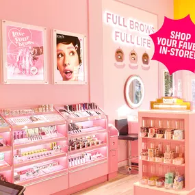 Try out & shop your fave products in-store!