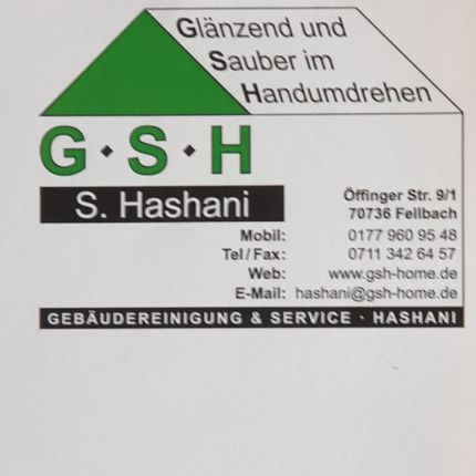 Logotyp från GSH Gebäudereinigung & Service Hashani