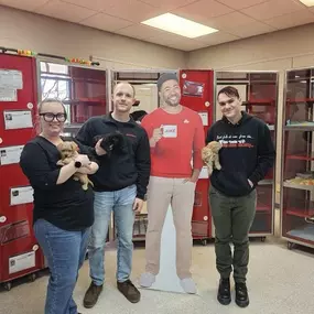 Last week my team members volunteered at the Spartanburg Humane Society! If you are looking for a pet, please give them a call! Call our office afterwards to discuss your pet insurance needs!