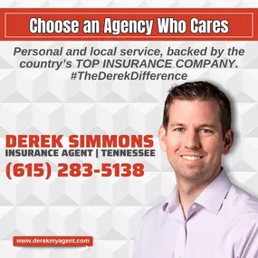 Give #TeamDerekSimmons a call or visit our office today and we will discuss the right plan at the right price for you and your loved ones.