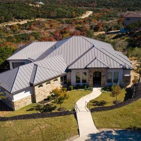 A beautiful new metal roof for a client in San Antonio, TX.