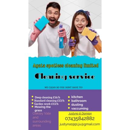 Logo da Agata Spotless Cleaning Ltd