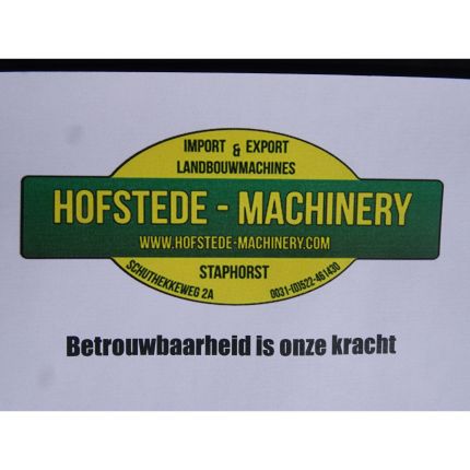 Logo van Hofstede Machinery