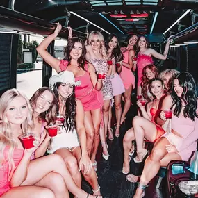 Arrive like royalty and paint the town red in our lavish limo – because every Girls Night Out deserves a touch of glamour and a dash of extravagance!