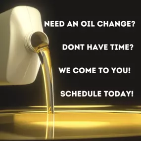 Mobile oil change service