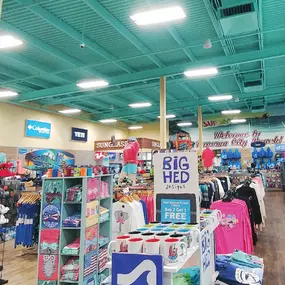 Interior of our beachwear store location